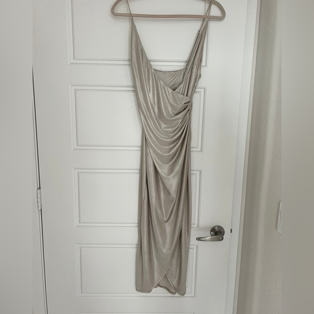 SIMKHAI Silver Dress